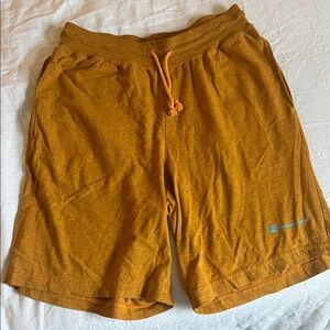 Champion Men's Athletic Shorts in Mustard